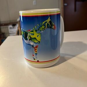 One of a kind horse mugs signed by the artist. Done in Ocala Florida